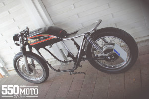 Honda CB 550 K3 Cafe Racer Rahmen Cutted Frame Loop